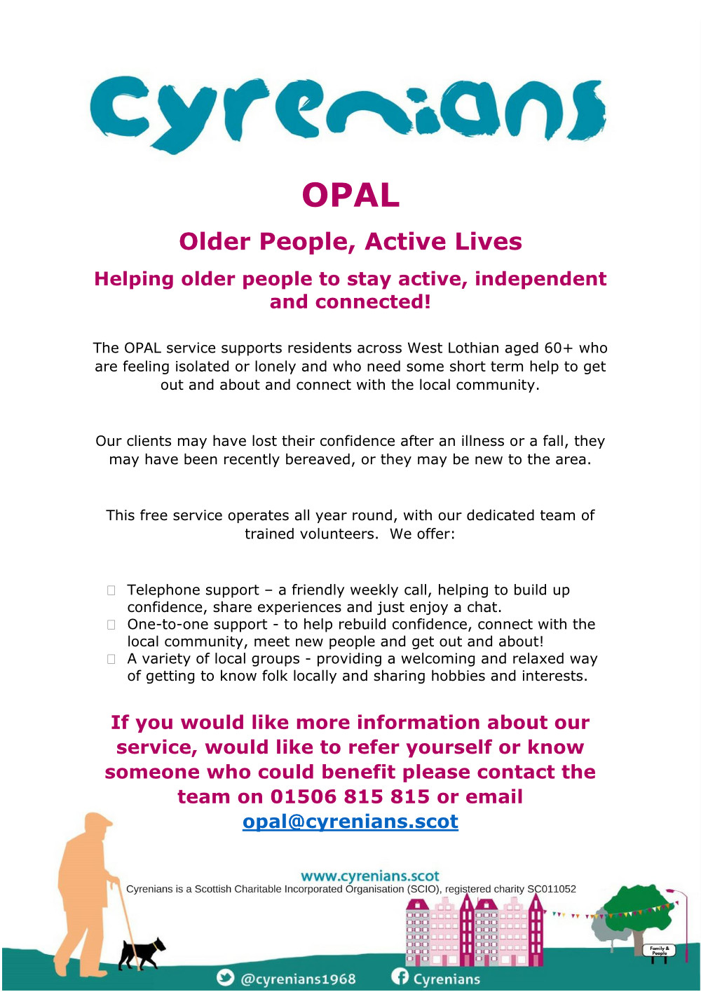 Cyrenians - OPAL Poster 2017