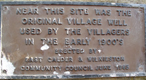well sign